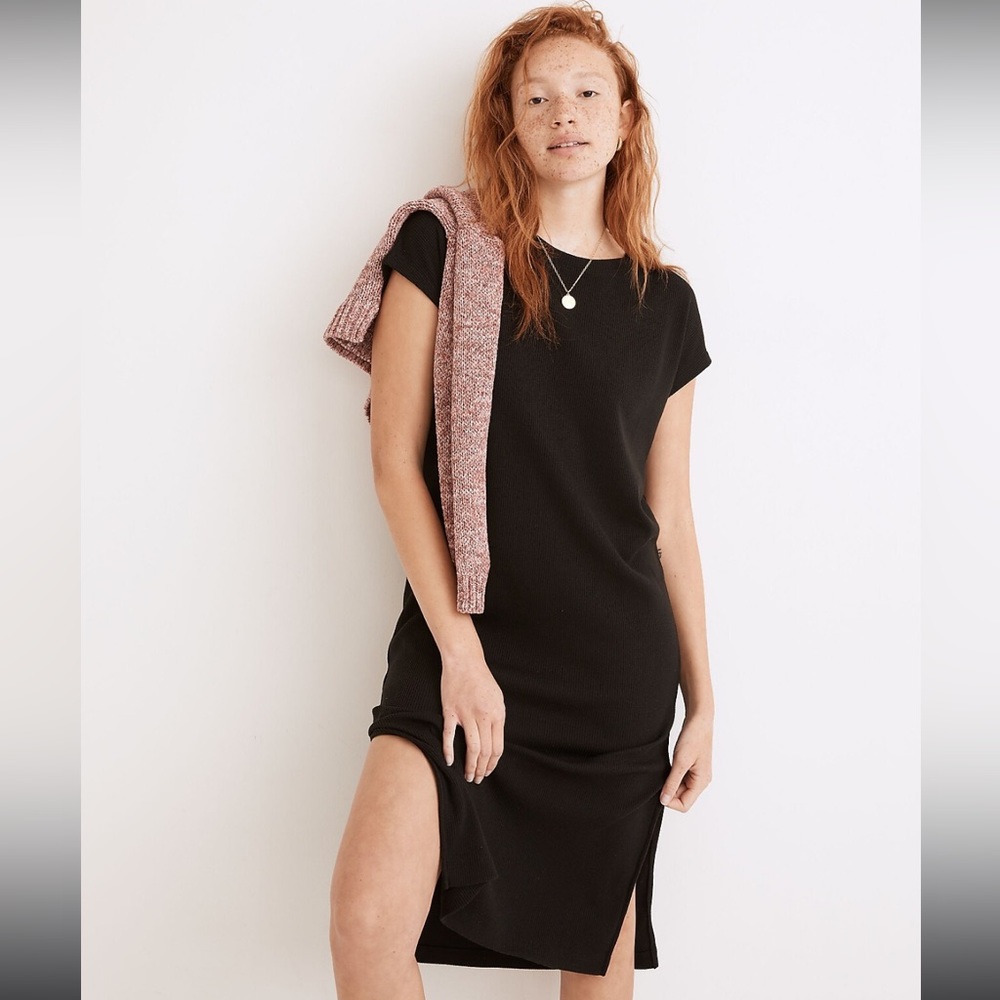 Madewell Ribbed Midi Tee Dress